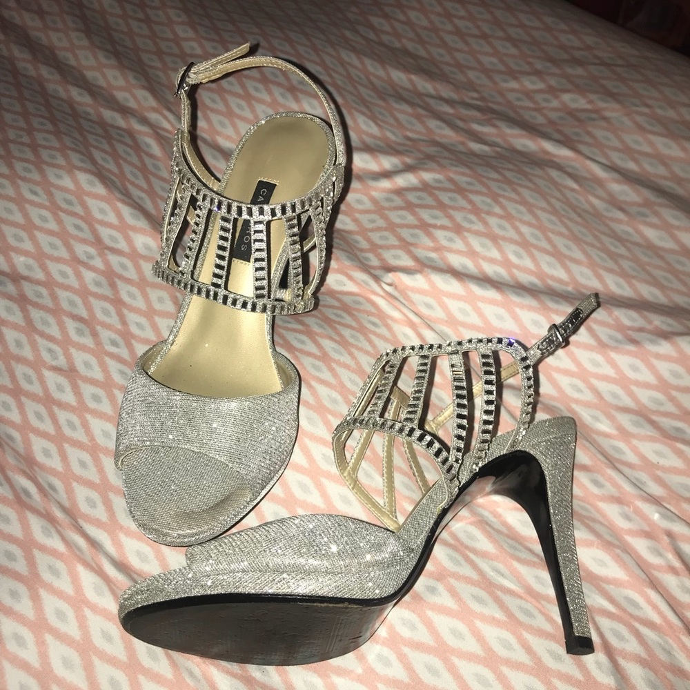 Silver heels